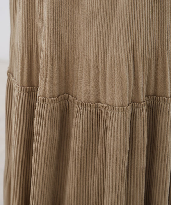 ベロアプリーツスカート