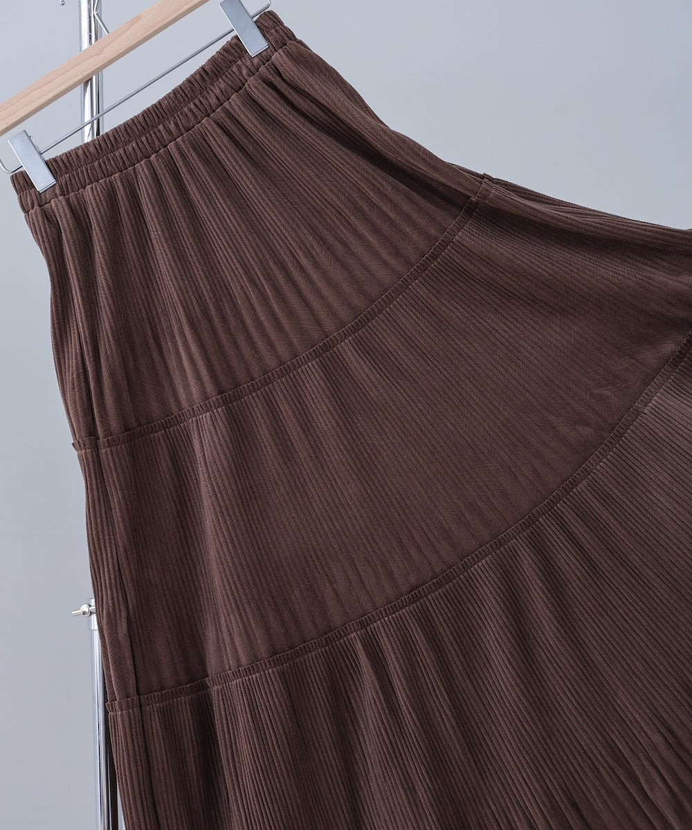 ベロアプリーツスカート