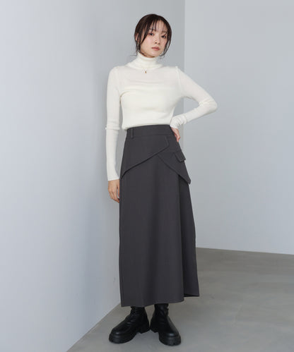 レイヤードデザインＩラインスカート