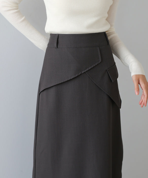 レイヤードデザインＩラインスカート