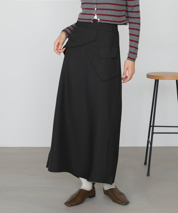 レイヤードデザインＩラインスカート