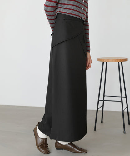 レイヤードデザインＩラインスカート