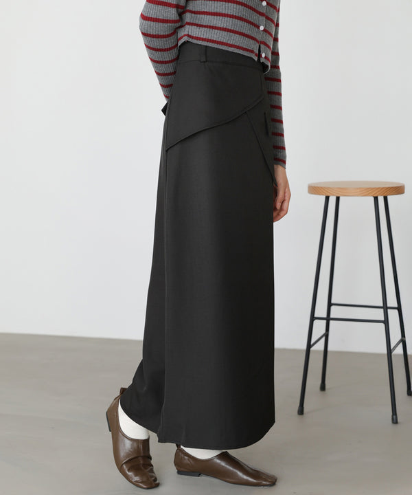 レイヤードデザインＩラインスカート