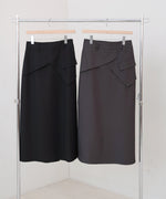 レイヤードデザインＩラインスカート