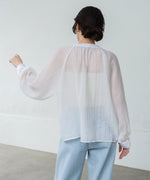 シアーレイヤードデザインシャツ