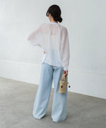 シアーレイヤードデザインシャツ