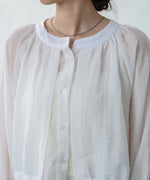 シアーレイヤードデザインシャツ