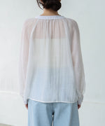 シアーレイヤードデザインシャツ