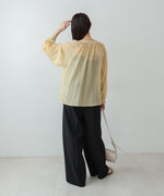 シアーレイヤードデザインシャツ