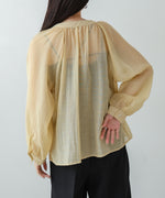 シアーレイヤードデザインシャツ