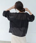 シアーレイヤードデザインシャツ