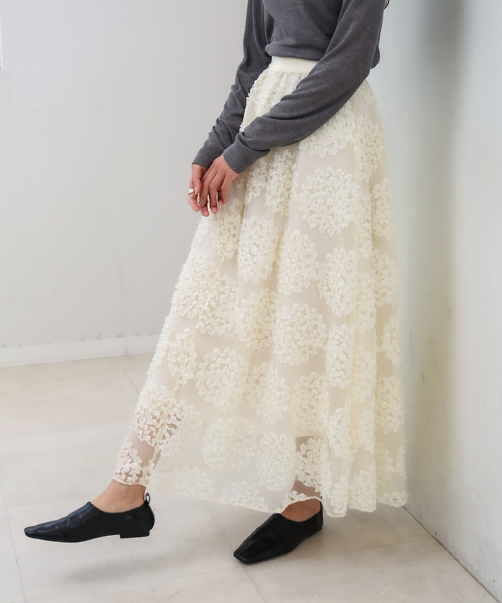 サークルレーススカート