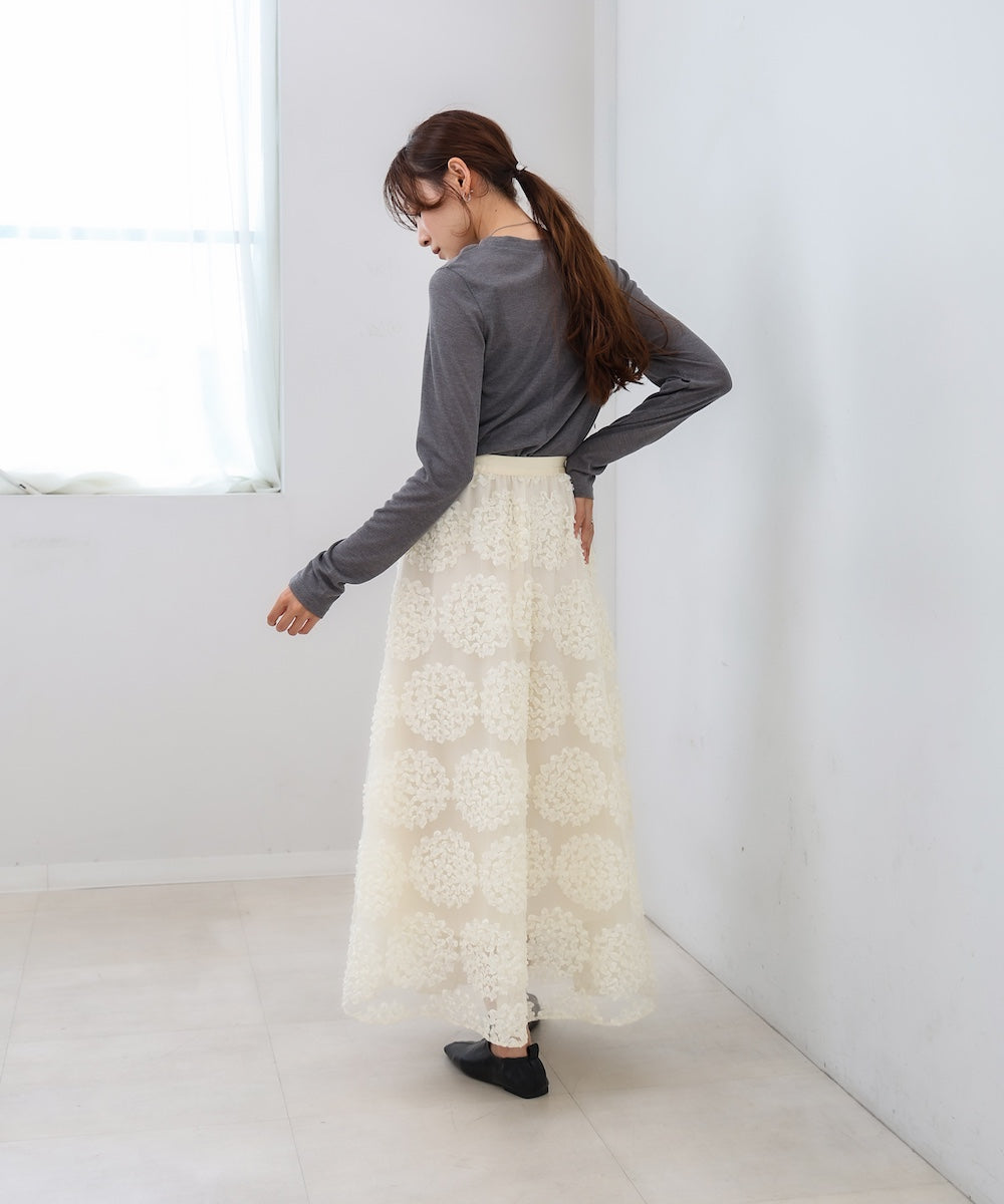 サークルレーススカート