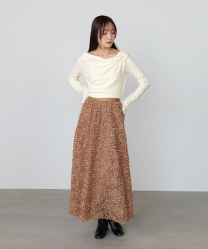 サークルレーススカート