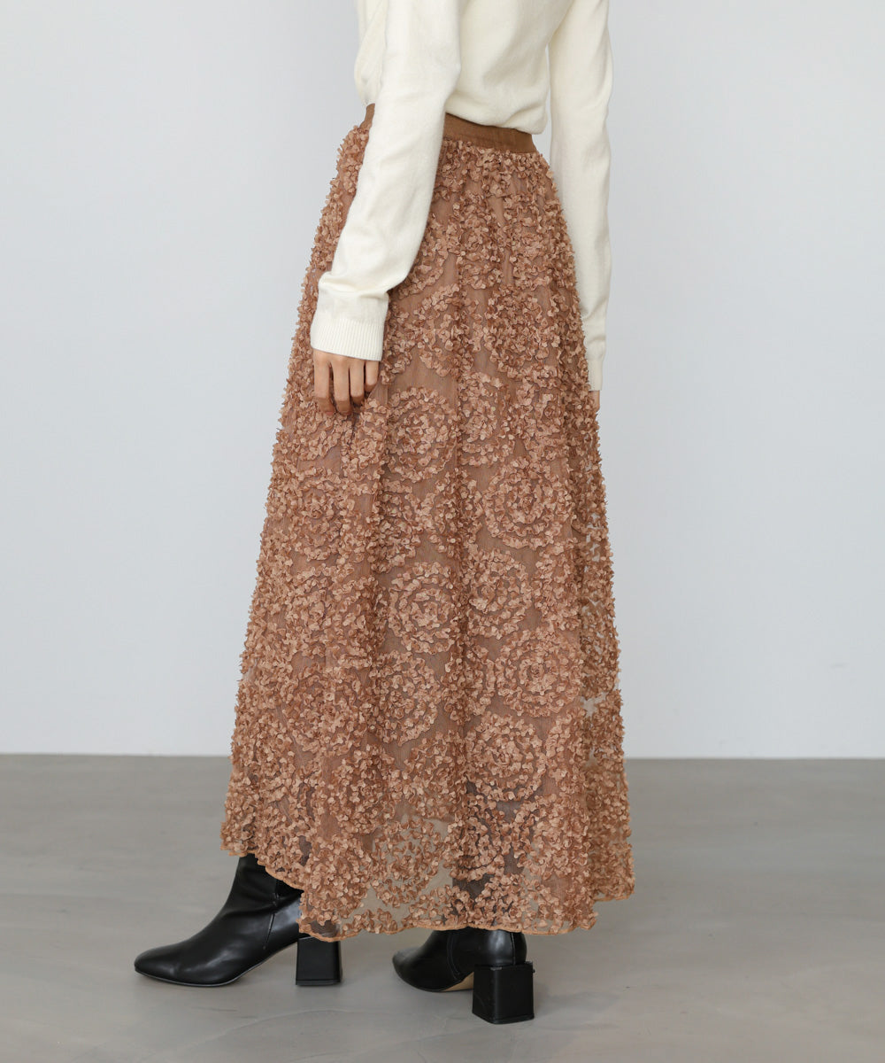 サークルレーススカート