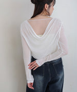 バックドレープデザイントップス