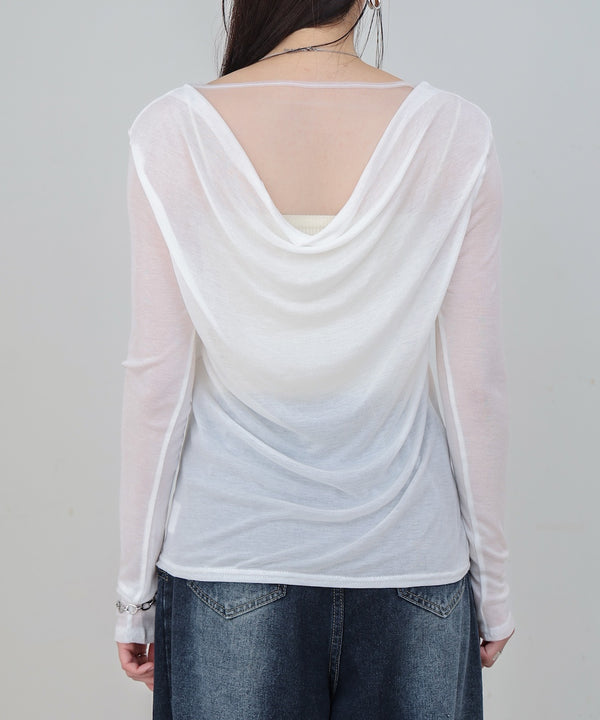 バックドレープデザイントップス