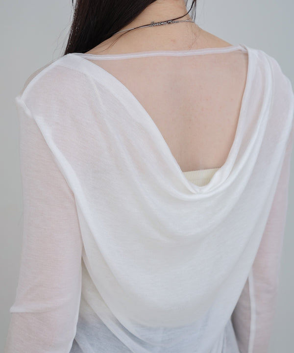 バックドレープデザイントップス