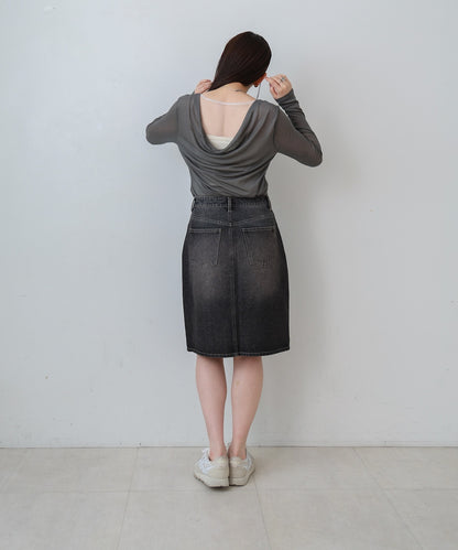 バックドレープデザイントップス