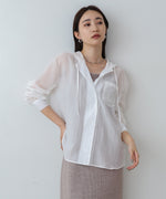 シアーシャツパーカー