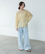 シアーシャツパーカー