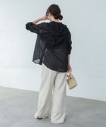 シアーシャツパーカー