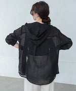 シアーシャツパーカー