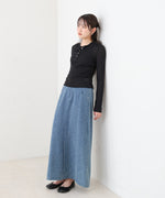 ボタンタンクセット　ヘンリーネックトップス