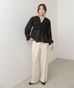 フロントねじりシャギーブラウス【入卒にもおすすめ】