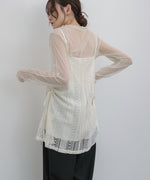 レースドッキングミニキャミワンピース