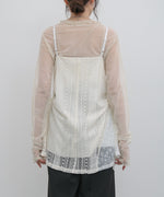 レースドッキングミニキャミワンピース