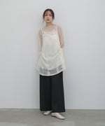 レースドッキングミニキャミワンピース