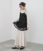 レースドッキングミニキャミワンピース