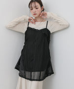 レースドッキングミニキャミワンピース