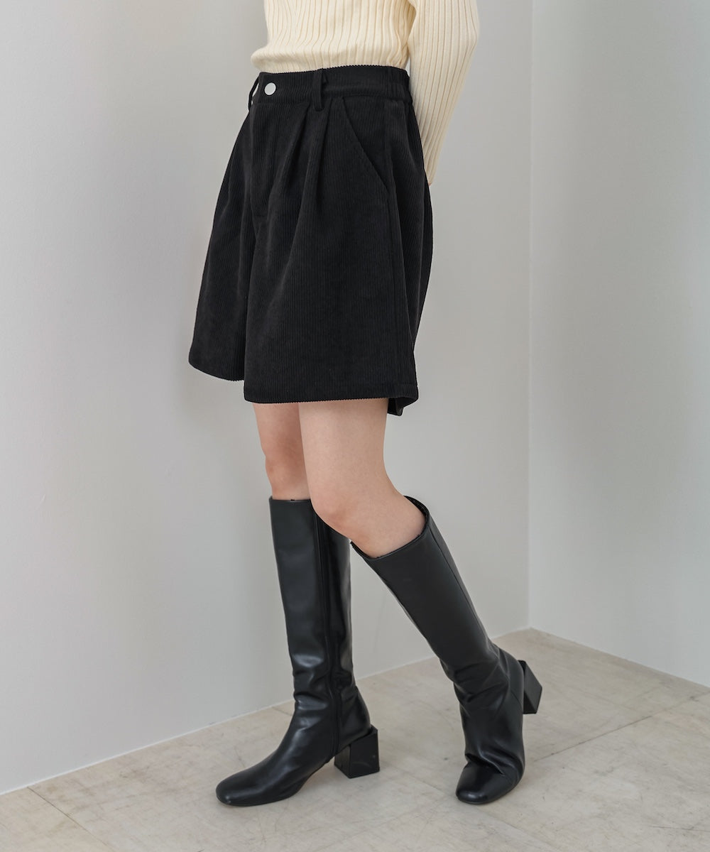 コーデュロイショートパンツ