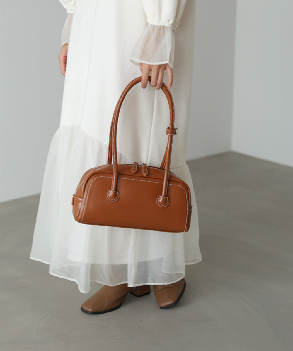 スクエアボストンバッグ