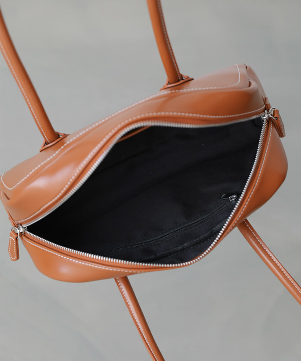 スクエアボストンバッグ