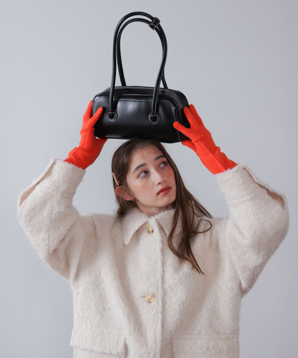 スクエアボストンバッグ