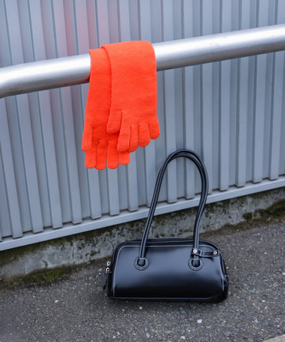 指穴ニットロングハンドウォーマー