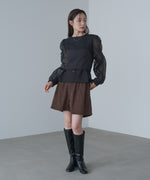 ビスチェSETドットブラウス