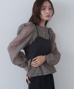 ビスチェSETドットブラウス