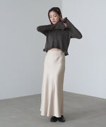 フリルニットカーディガン