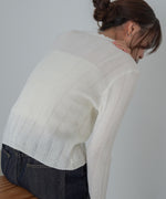 リボンカーディガン