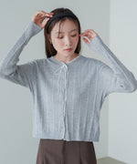 リボンカーディガン