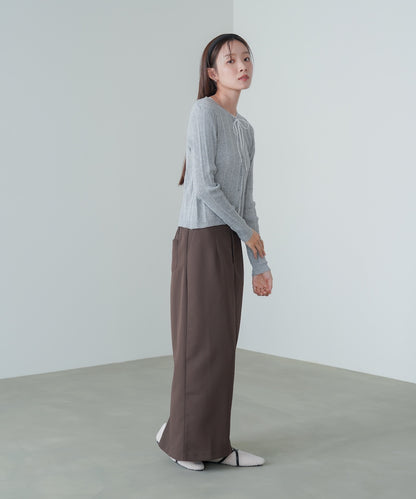 リボンカーディガン