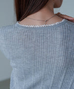 リボンカーディガン