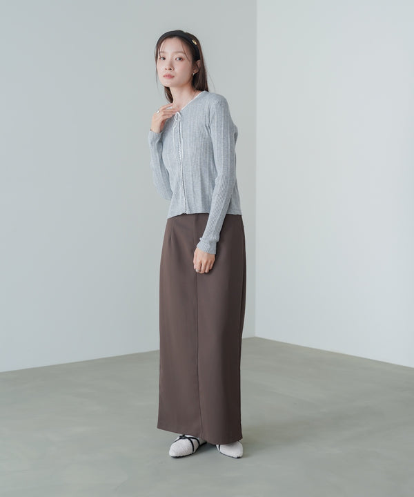 リボンカーディガン