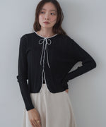 リボンカーディガン