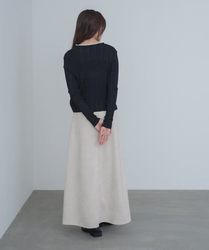 リボンカーディガン