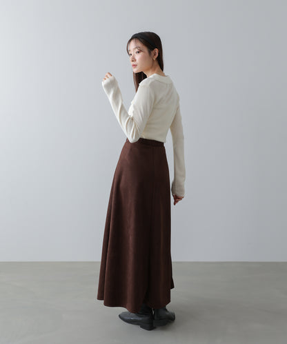 くるみボタンポロニット